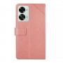 עבור OnePlus Nord 2T כיסוי ארנק / ספר עשוי מעור בצבע זהב ורד עם חריצים לכרטיסי אשראי