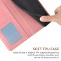 עבור OnePlus Nord 2T כיסוי ארנק / ספר עשוי מעור בצבע זהב ורד עם חריצים לכרטיסי אשראי