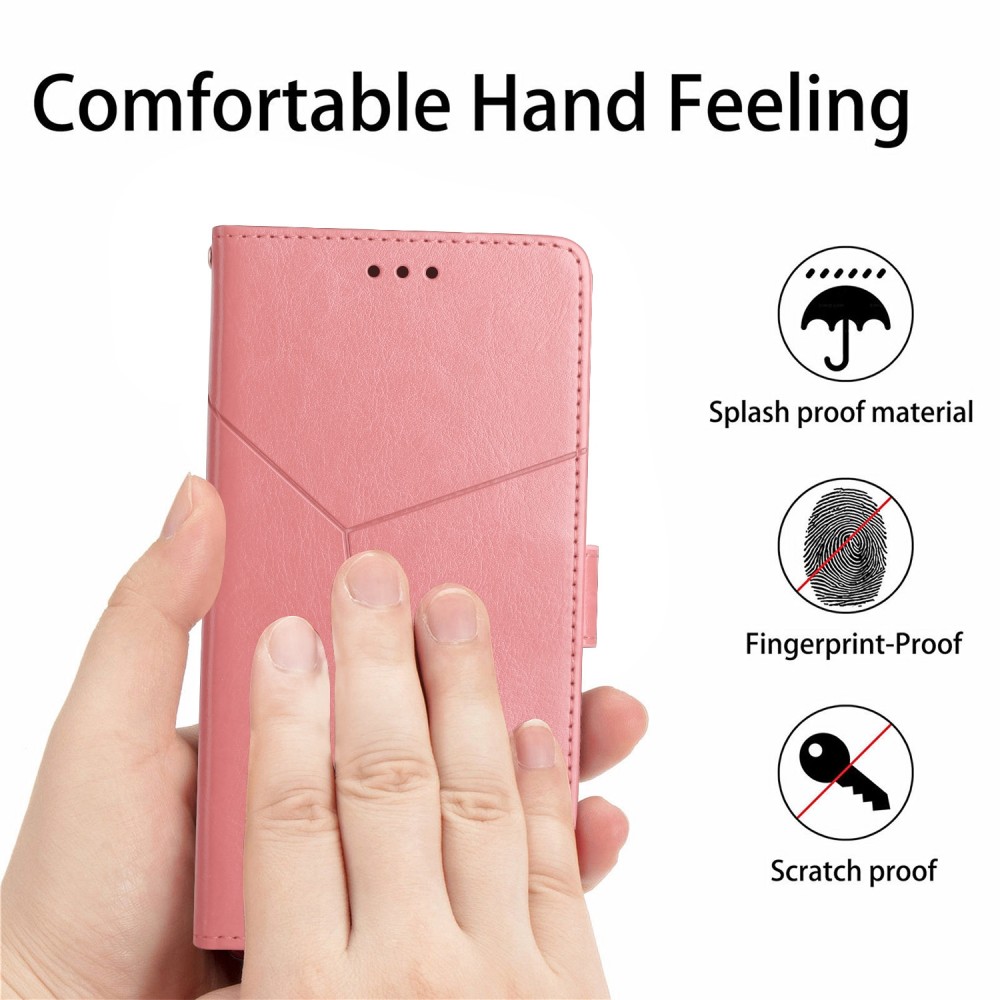 עבור Xiaomi Mi 10 5G כיסוי ארנק / ספר עשוי מעור בצבע זהב ורד עם חריצים לכרטיסי אשראי
