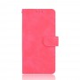 עבור LG K41S כיסוי ארנק / ספר עשוי מעור בצבע אדום ורד עם חריצים לכרטיסי אשראי