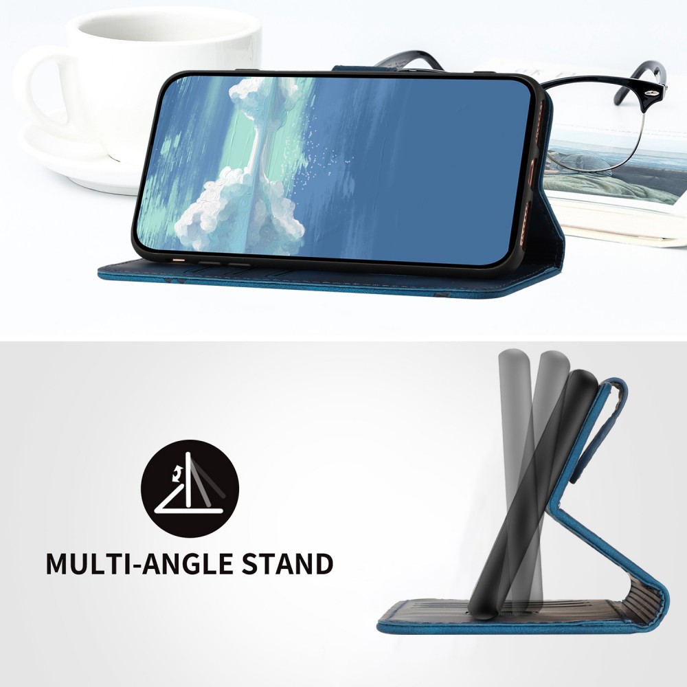 עבור Huawei Mate 10 Pro כיסוי ארנק / ספר עשוי מעור בצבע כחול מלכותי עם חריצים לכרטיסי אשראי