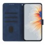 עבור Samsung Galaxy A54 כיסוי ארנק / ספר עשוי מעור בצבע כחול מלכותי עם חריצים לכרטיסי אשראי