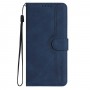 עבור Samsung Galaxy M13 (India) כיסוי ארנק / ספר עשוי מעור בצבע כחול מלכותי עם חריצים לכרטיסי אשראי