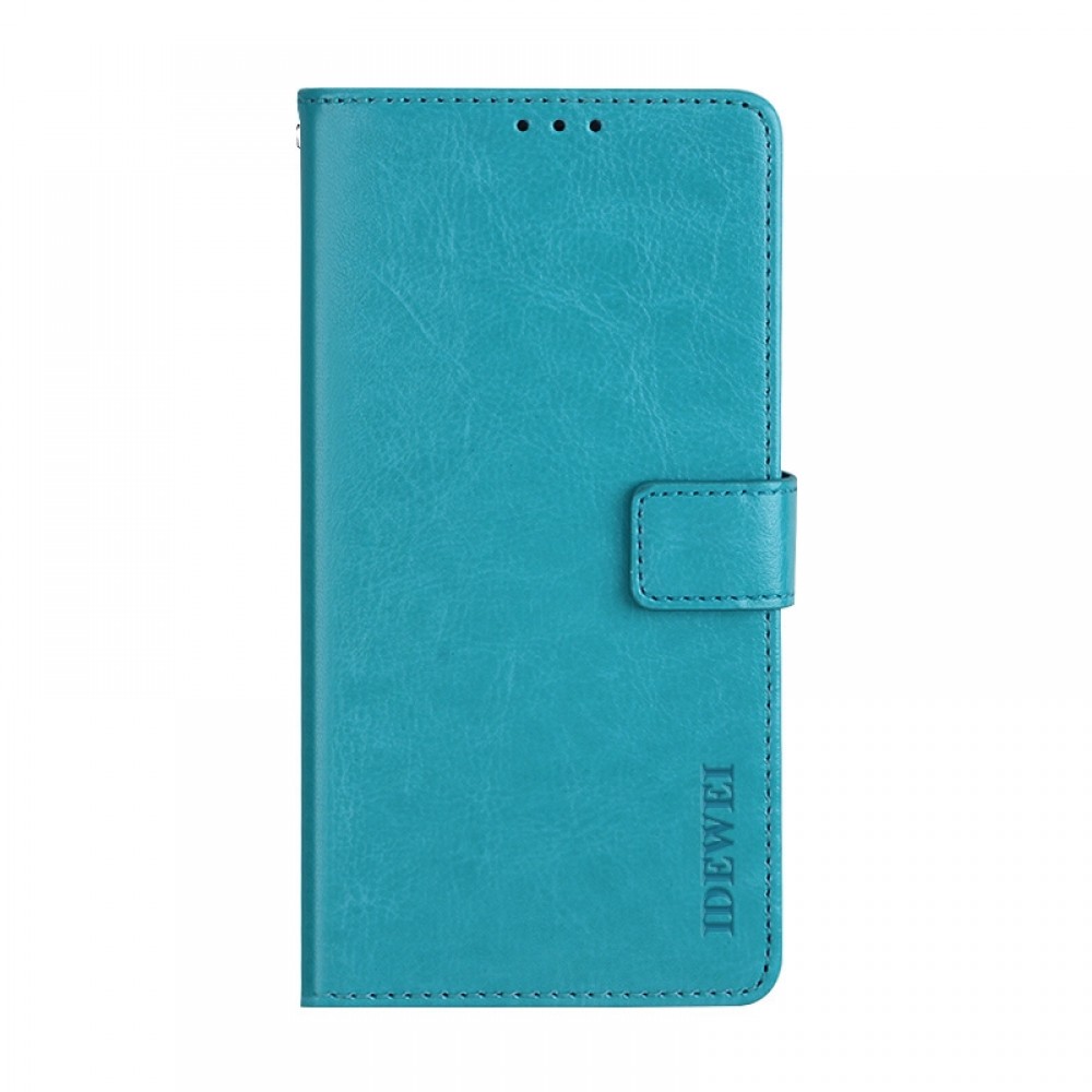 עבור LG G7 ThinQ כיסוי ארנק / ספר עשוי מעור בצבע שמים כחולים עם חריצים לכרטיסי אשראי