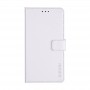 עבור LG G7 ThinQ כיסוי ארנק / ספר עשוי מעור בצבע לבן עם חריצים לכרטיסי אשראי