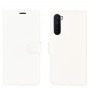 עבור OnePlus Nord כיסוי ארנק / ספר עשוי מעור בצבע לבן עם חריצים לכרטיסי אשראי