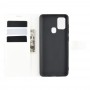 עבור Samsung Galaxy A21s כיסוי ארנק / ספר עשוי מעור בצבע לבן עם חריצים לכרטיסי אשראי