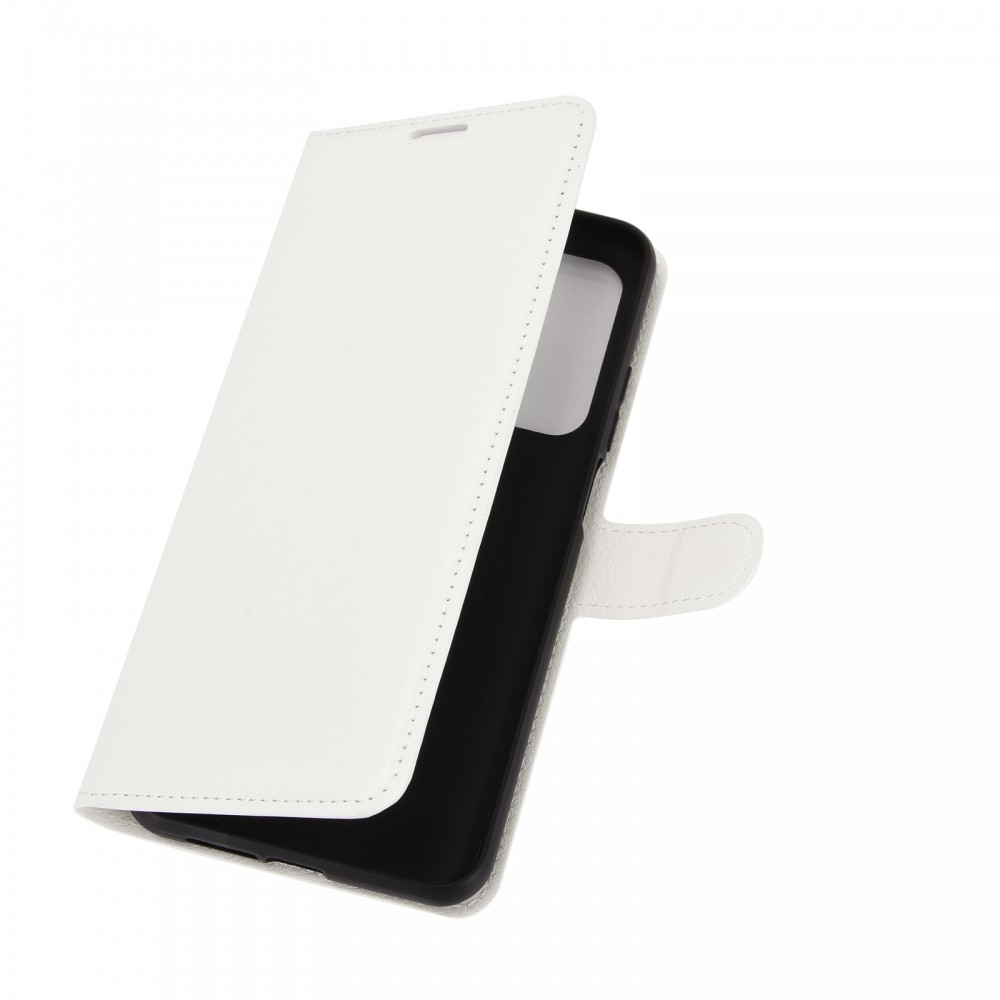 עבור Xiaomi Mi 10T 5G כיסוי ארנק / ספר עשוי מעור בצבע לבן עם חריצים לכרטיסי אשראי