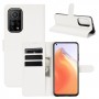 עבור Xiaomi Mi 10T Pro 5G כיסוי ארנק / ספר עשוי מעור בצבע לבן עם חריצים לכרטיסי אשראי