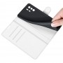 עבור Xiaomi Poco X3 GT כיסוי ארנק / ספר עשוי מעור בצבע לבן עם חריצים לכרטיסי אשראי