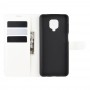 עבור Xiaomi Redmi Note 9 Pro כיסוי ארנק / ספר עשוי מעור בצבע לבן עם חריצים לכרטיסי אשראי