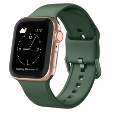 רצועה לשעון - Apple Watch SE (2022) 40mm עשוי מ - סיליקון בצבע - תלתן
