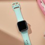 רצועה לשעון - Apple Watch SE (2022) 40mm עשוי מ - סיליקון בצבע - ירוק מנטה