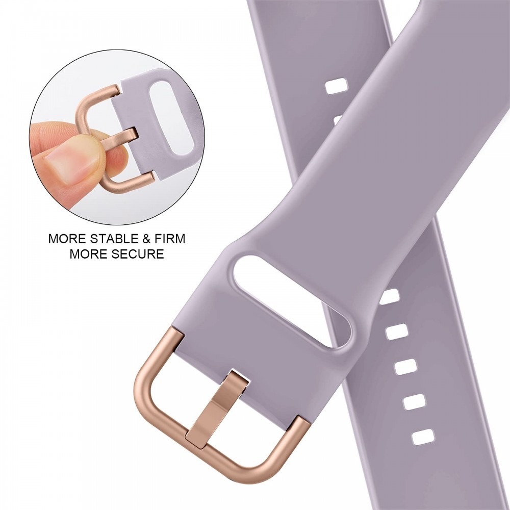 רצועה לשעון - Apple Watch SE (2022) 40mm עשוי מ - סיליקון בצבע - תינוק סגול