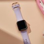 רצועה לשעון - Apple Watch SE (2022) 40mm עשוי מ - סיליקון בצבע - תינוק סגול
