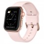 רצועה לשעון - Apple Watch SE (2022) 40mm עשוי מ - סיליקון בצבע - חול ורוד