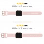 רצועה לשעון - Apple Watch SE (2022) 40mm עשוי מ - סיליקון בצבע - חול ורוד