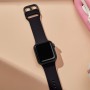 רצועה לשעון - Apple Watch SE (2022) 40mm עשוי מ - סיליקון בצבע - שחור