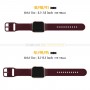 רצועה לשעון - Apple Watch SE (2022) 40mm עשוי מ - סיליקון בצבע - יין אדום