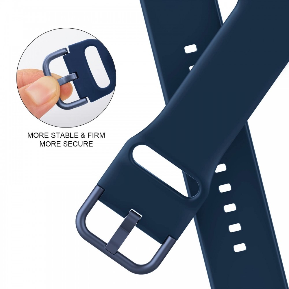 רצועה לשעון - Apple Watch SE (2022) 40mm עשוי מ - סיליקון בצבע - תהום כחול