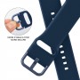 רצועה לשעון - Apple Watch SE (2022) 40mm עשוי מ - סיליקון בצבע - תהום כחול