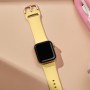 רצועה לשעון - Apple Watch SE (2022) 40mm עשוי מ - סיליקון בצבע - צהוב