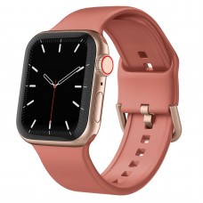 רצועה לשעון - Apple Watch SE (2022) 40mm עשוי מ - סיליקון בצבע - אלמוג