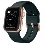 רצועה לשעון - Apple Watch SE (2022) 40mm עשוי מ - סיליקון בצבע - ירוק כהה