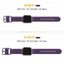 רצועה לשעון - Apple Watch SE (2022) 40mm עשוי מ - סיליקון בצבע - סגול כהה