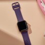 רצועה לשעון - Apple Watch SE (2022) 40mm עשוי מ - סיליקון בצבע - סגול כהה