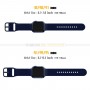 רצועה לשעון - Apple Watch SE (2022) 40mm עשוי מ - סיליקון בצבע - כחול חצות