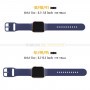 רצועה לשעון - Apple Watch SE (2022) 40mm עשוי מ - סיליקון בצבע - אפור סגול