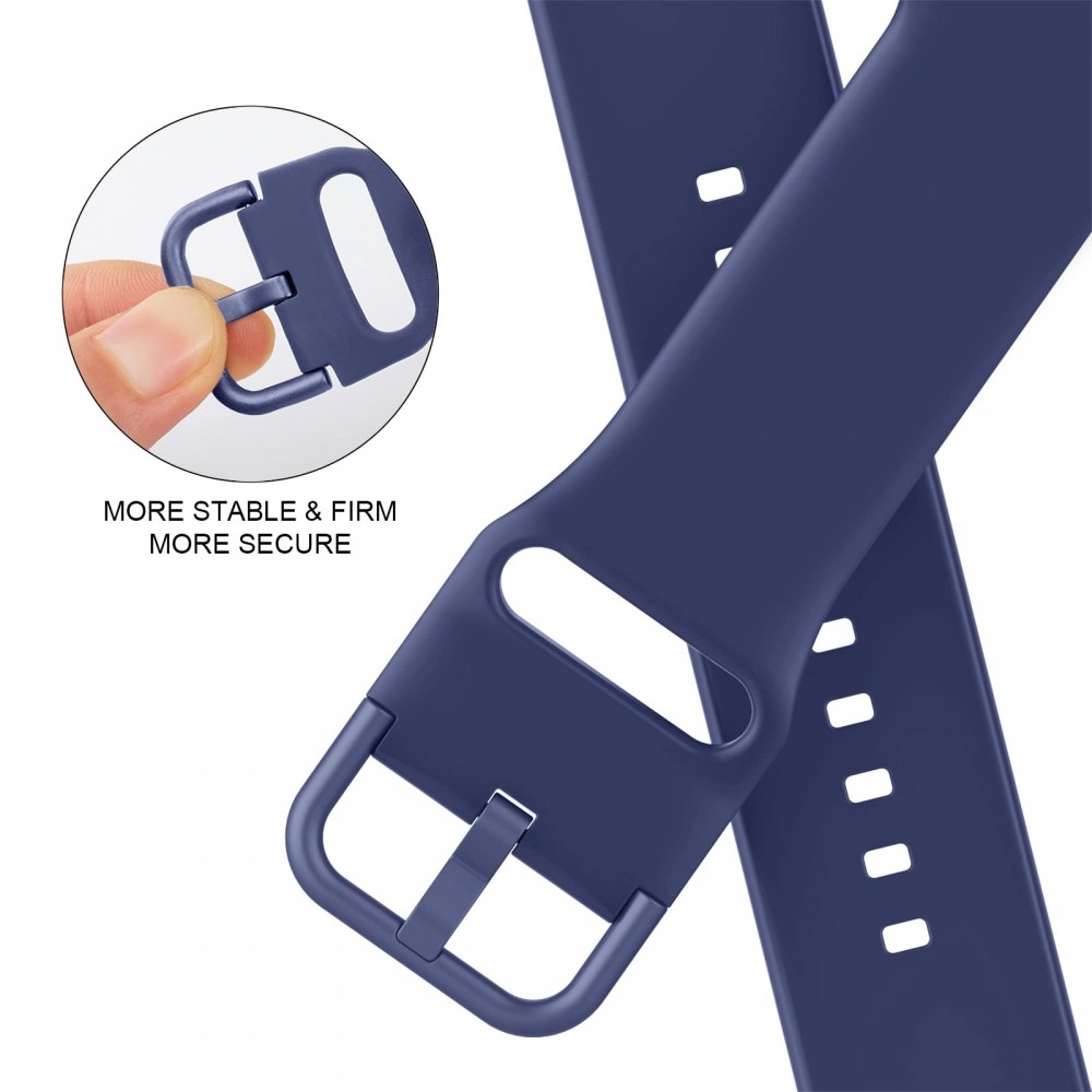 רצועה לשעון - Apple Watch SE (2022) 40mm עשוי מ - סיליקון בצבע - אפור סגול