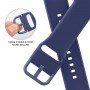 רצועה לשעון - Apple Watch SE (2022) 40mm עשוי מ - סיליקון בצבע - אפור סגול