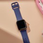 רצועה לשעון - Apple Watch SE (2022) 40mm עשוי מ - סיליקון בצבע - אפור סגול