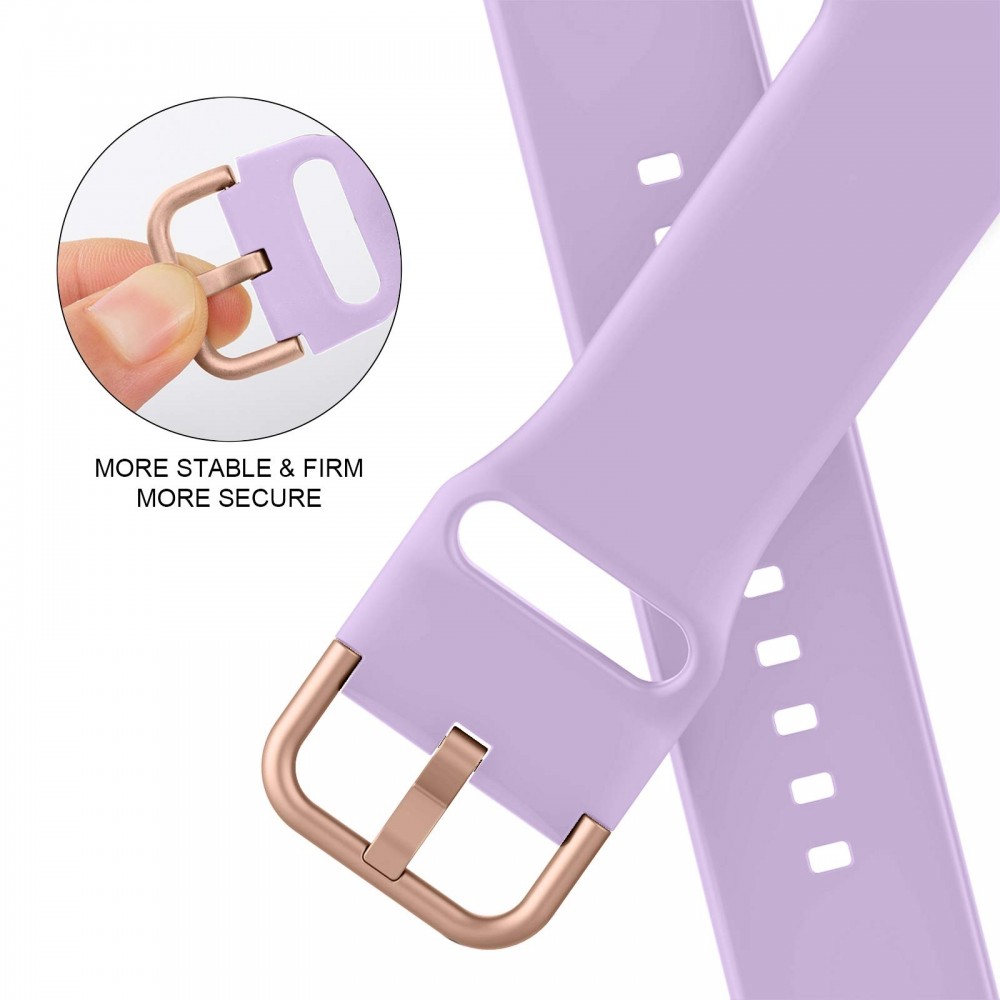 רצועה לשעון - Apple Watch SE (2022) 40mm עשוי מ - סיליקון בצבע - לבנדר