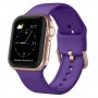 רצועה לשעון - Apple Watch SE (2022) 40mm עשוי מ - סיליקון בצבע - סגול