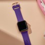 רצועה לשעון - Apple Watch SE (2022) 40mm עשוי מ - סיליקון בצבע - סגול