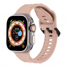 רצועה לשעון - Apple Watch SE (2022) 44mm עשוי מ - סיליקון בצבע - ורוד