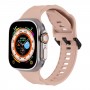 רצועה לשעון - Apple Watch SE (2022) 44mm עשוי מ - סיליקון בצבע - ורוד