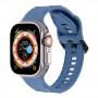 רצועה לשעון - Apple Watch SE (2022) 44mm עשוי מ - סיליקון בצבע - כחול בהיר