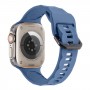 רצועה לשעון - Apple Watch SE (2022) 44mm עשוי מ - סיליקון בצבע - כחול בהיר