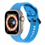 רצועה לשעון - Apple Watch SE (2022) 44mm עשוי מ - סיליקון בצבע - שמים כחולים