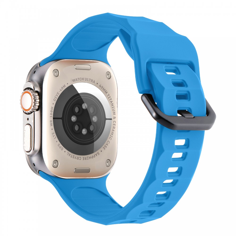 רצועה לשעון - Apple Watch SE (2022) 44mm עשוי מ - סיליקון בצבע - שמים כחולים