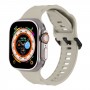 רצועה לשעון - Apple Watch SE (2022) 44mm עשוי מ - סיליקון בצבע - אור כוכבים