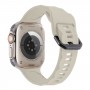 רצועה לשעון - Apple Watch SE (2022) 44mm עשוי מ - סיליקון בצבע - אור כוכבים