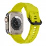 רצועה לשעון - Apple Watch SE (2022) 44mm עשוי מ - סיליקון בצבע - ירוק פלורסנט