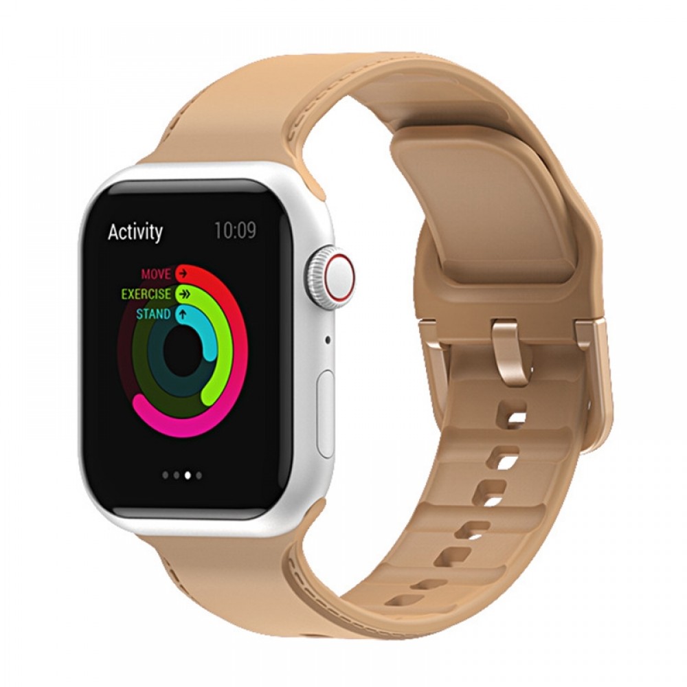 רצועה לשעון - Apple Watch Series 9 41mm עשוי מ - סיליקון בצבע - חָקִי