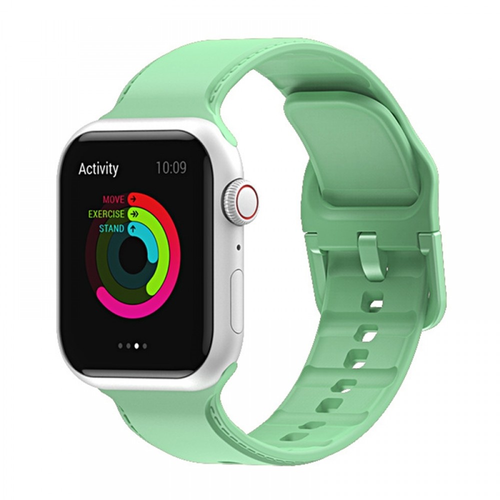 רצועה לשעון - Apple Watch Ultra 2 49mm עשוי מ - סיליקון בצבע - ירוק