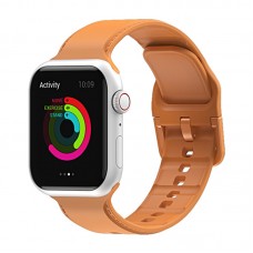 רצועה לשעון - Apple Watch Ultra 2 49mm עשוי מ - סיליקון בצבע - אגוז מלך